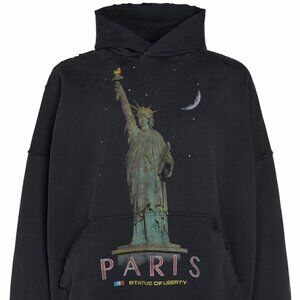 Paris Liberty Hoodie Oversized Balenciaga